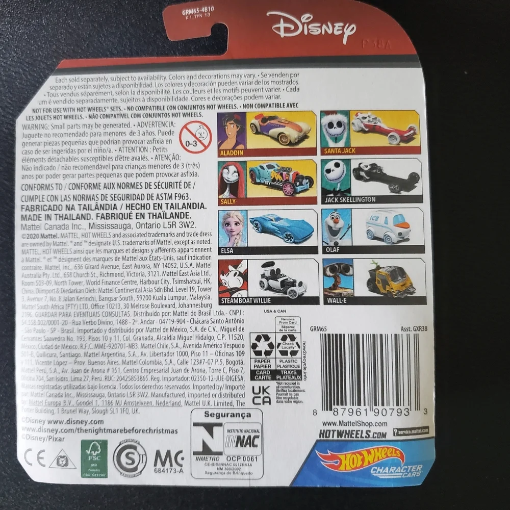 Hot wheels disney character cars Aladdin